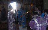 Архиерейское богослужение в Суворове, 6.04.2012