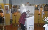 Архиерейская служба в Мишнево 18.01.2013 - Крещенский Сочельник