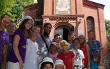Поездка детей интерната на отдых в сопровождении священника из Суворова